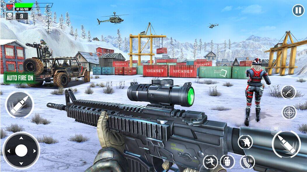 Скачать взломанную Стрелялки-Экшн игры офлайн [Много монет] MOD apk на Андроид