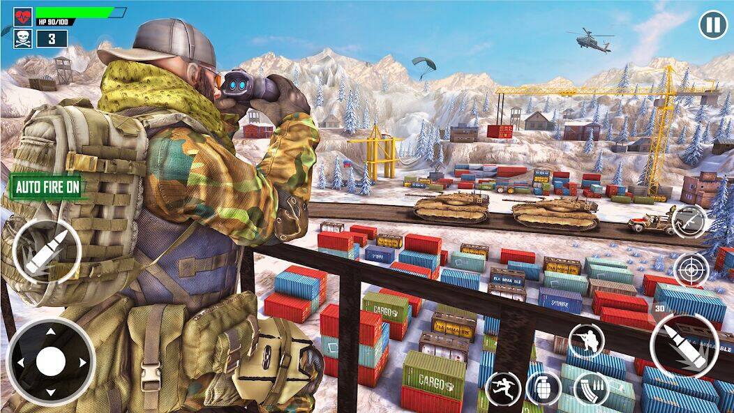 Скачать взломанную Стрелялки-Экшн игры офлайн [Много монет] MOD apk на Андроид