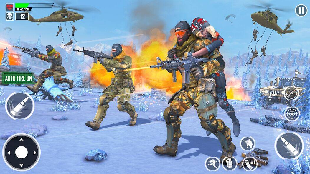 Скачать взломанную Стрелялки-Экшн игры офлайн [Много монет] MOD apk на Андроид