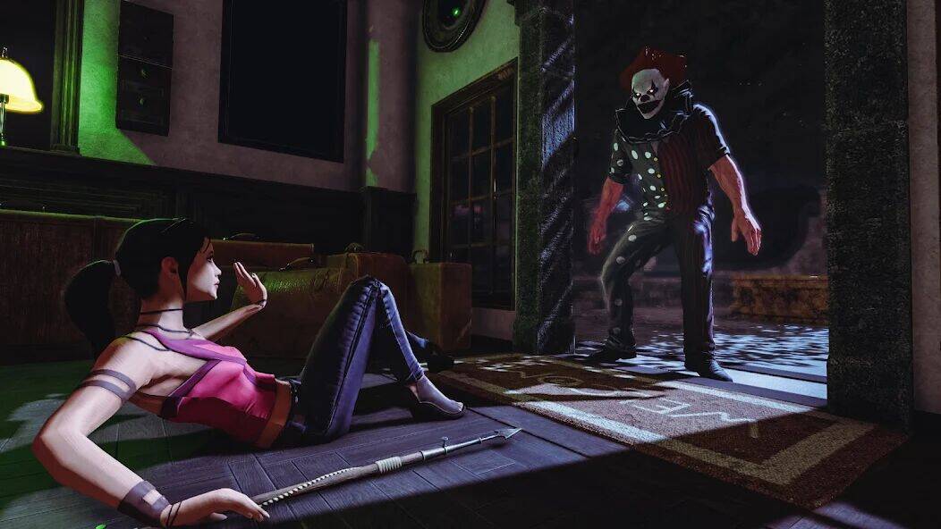 Скачать взломанную Scary Clown Horror Survival 3D [Мод меню] MOD apk на Андроид