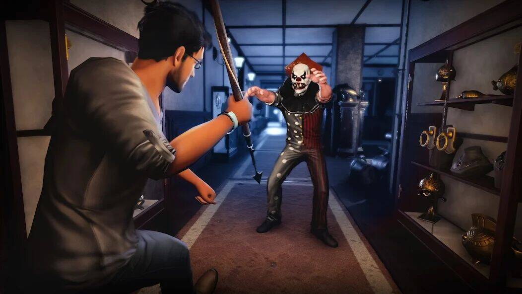 Скачать взломанную Scary Clown Horror Survival 3D [Мод меню] MOD apk на Андроид