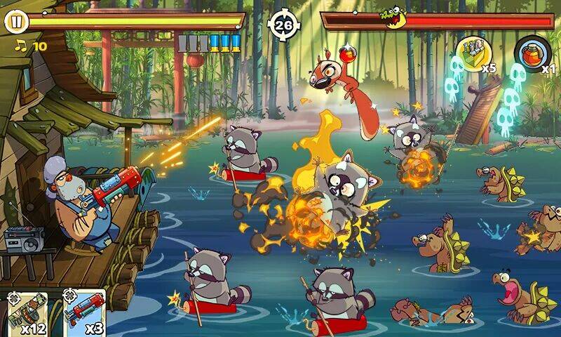 Скачать взломанную Swamp Attack 2 [Бесплатные покупки] MOD apk на Андроид