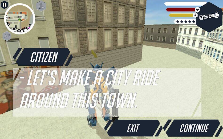 Скачать взломанную Muscule Car Robot [Много монет] MOD apk на Андроид