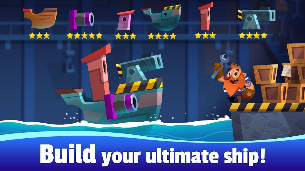Скачать взломанную Oceans of Steel [Много монет] MOD apk на Андроид