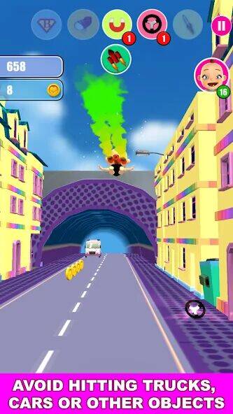 Скачать взломанную Детские Run няня побег [Много денег] MOD apk на Андроид