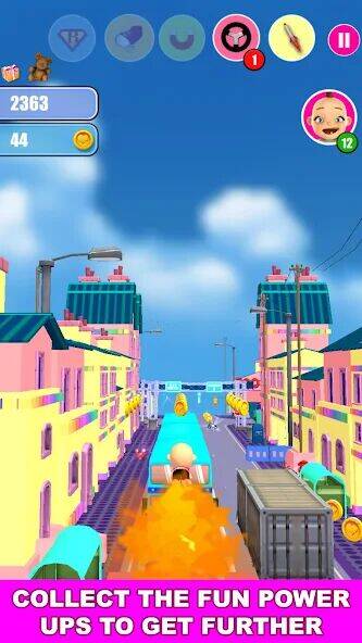 Скачать взломанную Детские Run няня побег [Много денег] MOD apk на Андроид
