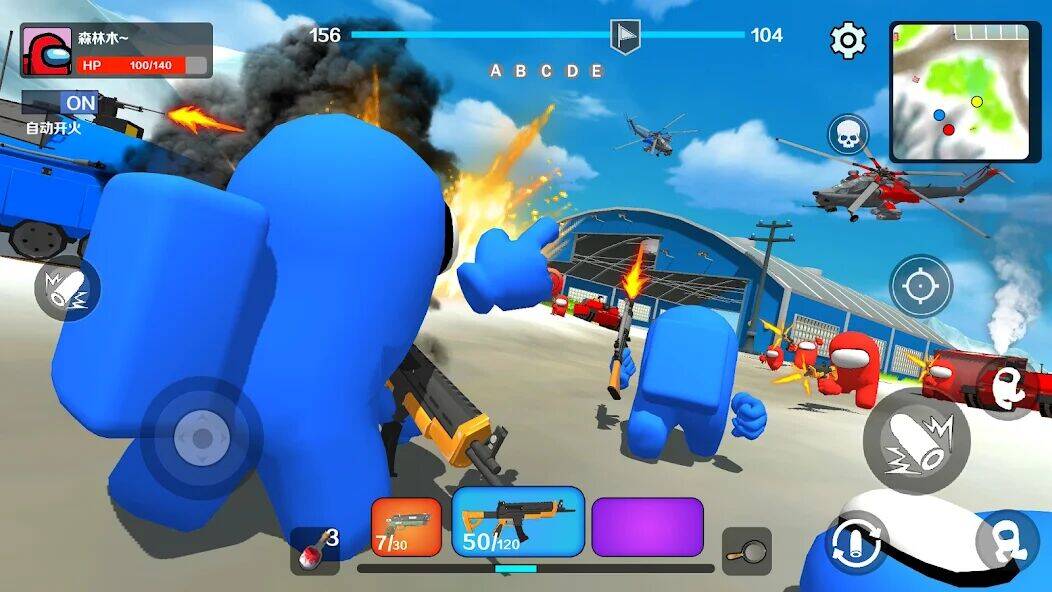Скачать взломанную Imposter Squad battle war game [Много монет] MOD apk на Андроид