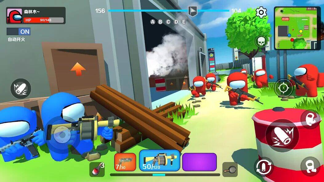 Скачать взломанную Imposter Squad battle war game [Много монет] MOD apk на Андроид