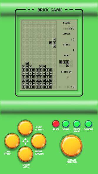 Скачать взломанную Brick Game Classic [Много денег] MOD apk на Андроид