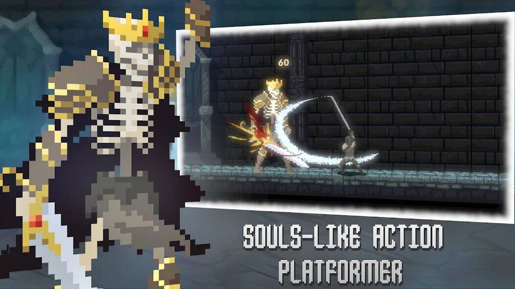 Скачать взломанную Deathblaze Action Platformer [Много денег] MOD apk на Андроид