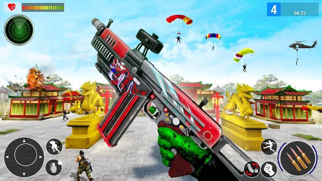 Скачать взломанную Real Commando Secret Mission [Мод меню] MOD apk на Андроид
