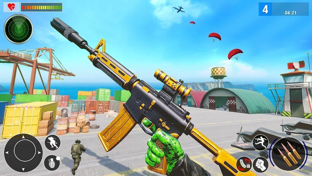 Скачать взломанную Real Commando Secret Mission [Мод меню] MOD apk на Андроид