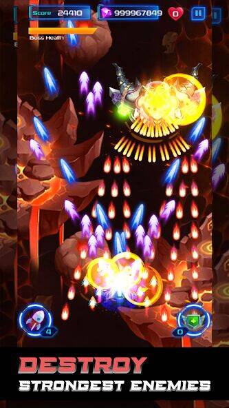 Скачать взломанную Galaxy Attack: Space Shooter [Мод меню] MOD apk на Андроид
