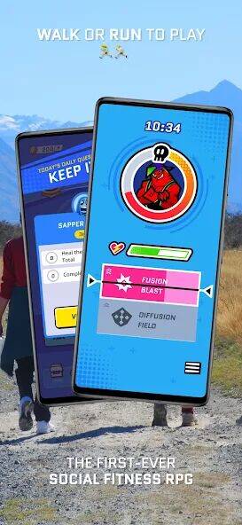 Скачать взломанную Run Legends: Co-op Fitness RPG [Бесплатные покупки] MOD apk на Андроид