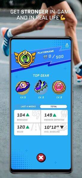 Скачать взломанную Run Legends: Co-op Fitness RPG [Бесплатные покупки] MOD apk на Андроид