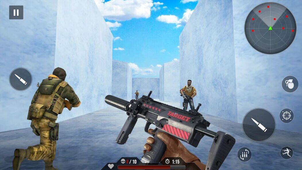 Скачать взломанную FPS стрелялка - игры с оружием [Мод меню] MOD apk на Андроид