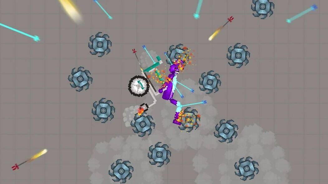 Скачать взломанную Dismounting Playground [Много монет] MOD apk на Андроид
