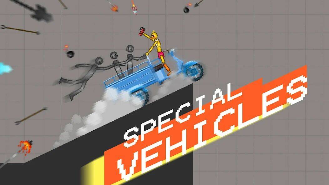 Скачать взломанную Dismounting Playground [Много монет] MOD apk на Андроид
