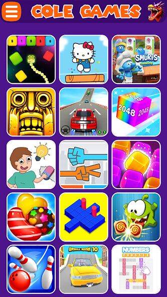 Скачать взломанную COLE Games [Много денег] MOD apk на Андроид