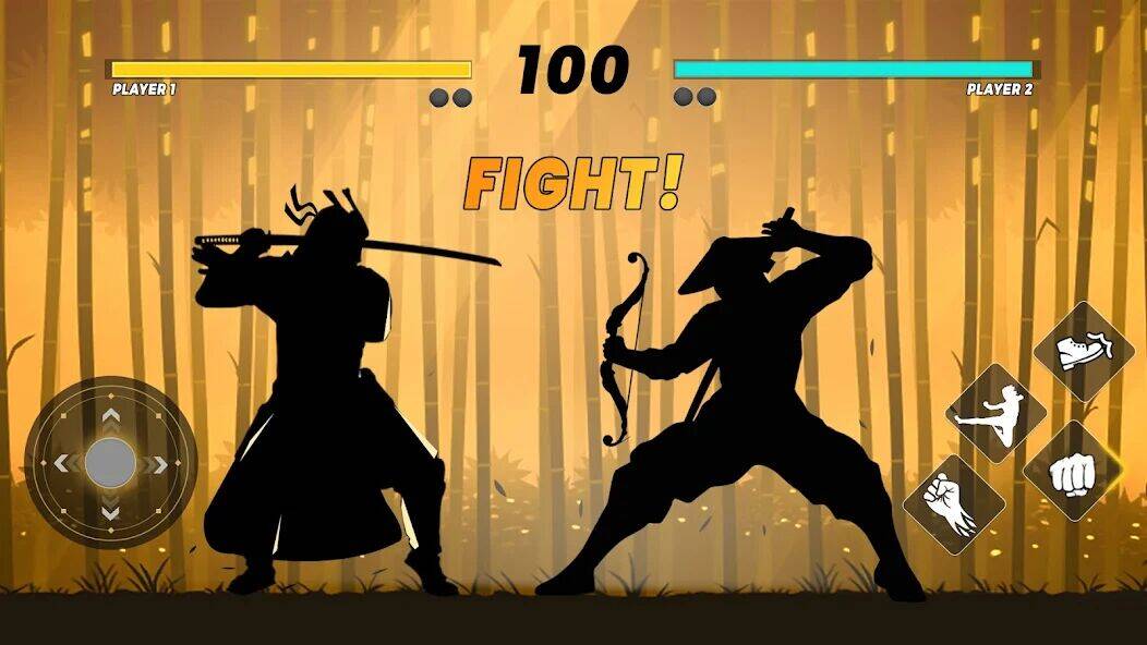 Скачать взломанную Sword Shadow Battle Games [Много монет] MOD apk на Андроид