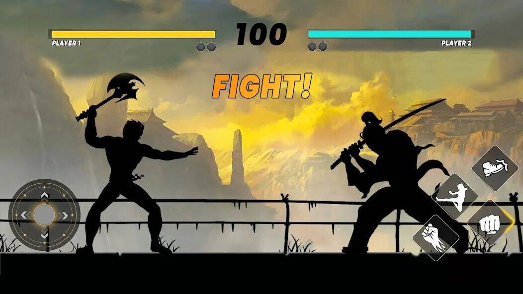 Скачать взломанную Sword Shadow Battle Games [Много монет] MOD apk на Андроид