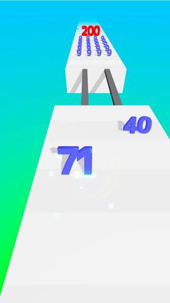 Скачать взломанную Number Master: Run and merge [Много денег] MOD apk на Андроид