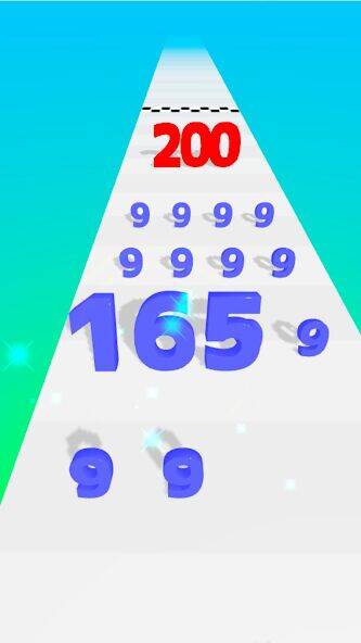 Скачать взломанную Number Master: Run and merge [Много денег] MOD apk на Андроид