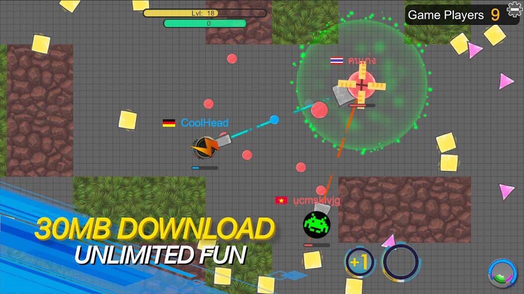 Скачать взломанную piupiu.io - танк ио игра [Мод меню] MOD apk на Андроид