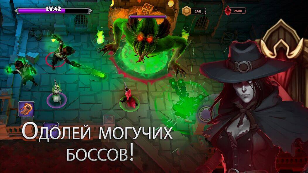 Скачать взломанную Hero Adventure: Dark RPG [Мод меню] MOD apk на Андроид