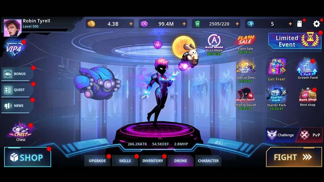 Скачать взломанную Cyber Stickman: Offline Game [Мод меню] MOD apk на Андроид