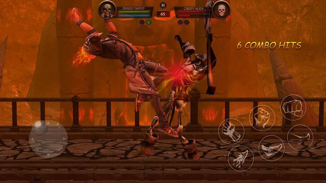 Скачать взломанную Файтинг с Призрачный гонщик [Много денег] MOD apk на Андроид