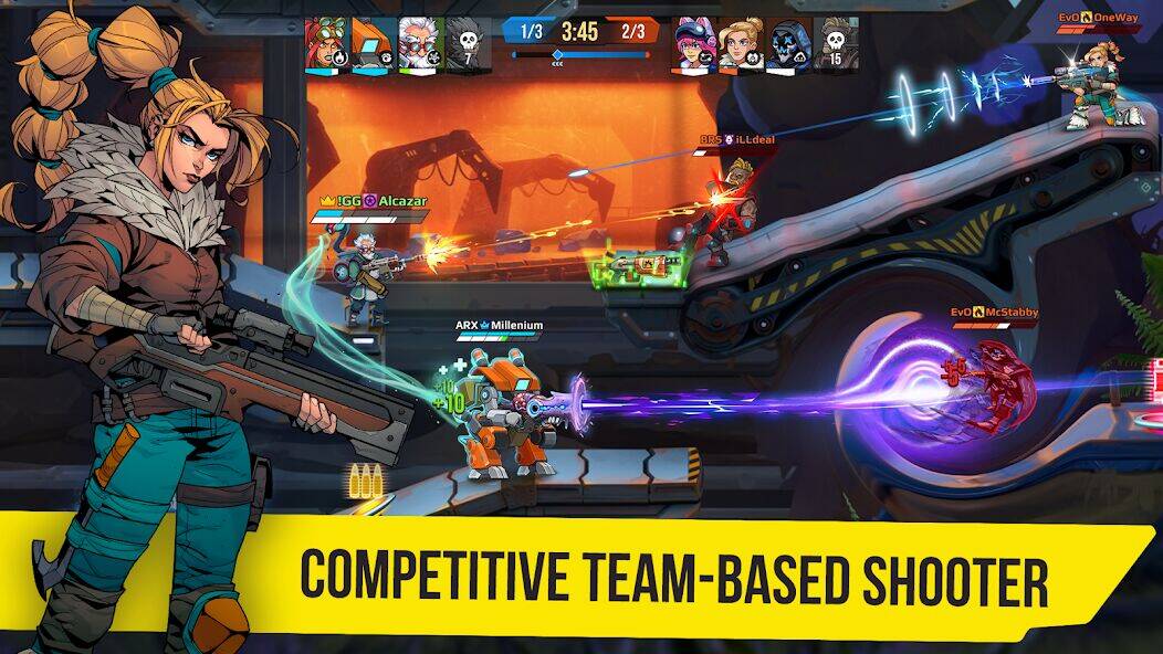 Скачать взломанную SquadBlast [Много денег] MOD apk на Андроид
