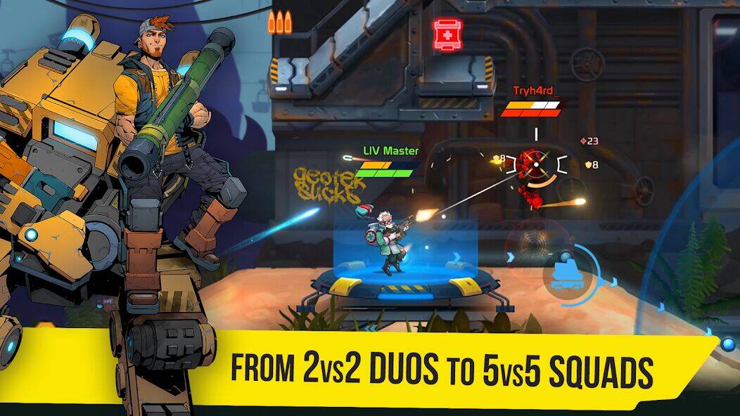 Скачать взломанную SquadBlast [Много денег] MOD apk на Андроид