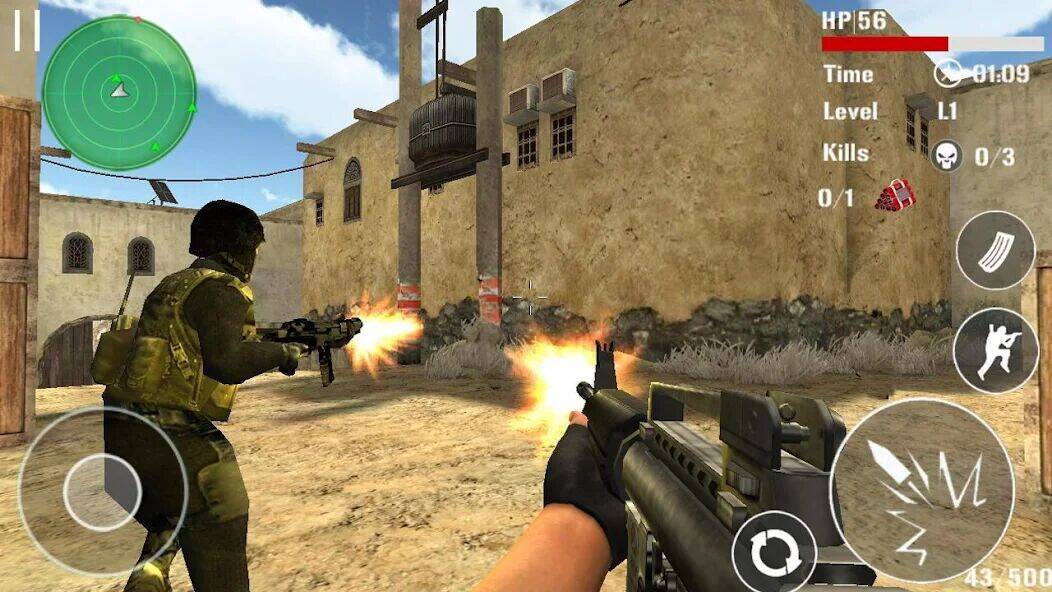 Скачать взломанную пушки стрелять удар 3D FPS [Мод меню] MOD apk на Андроид