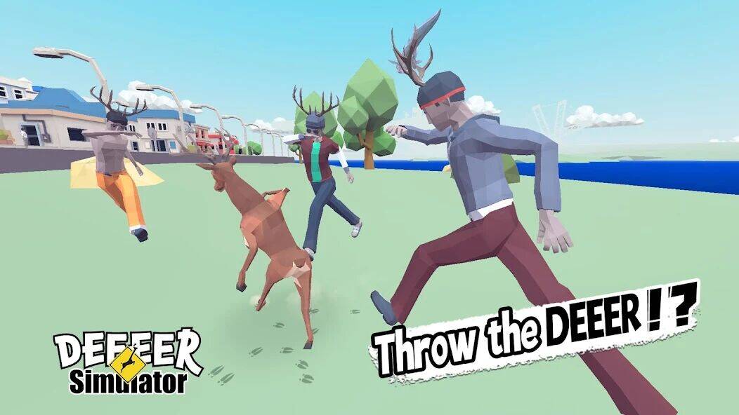 Скачать взломанную DEEEER Simulator:Modern World [Много монет] MOD apk на Андроид