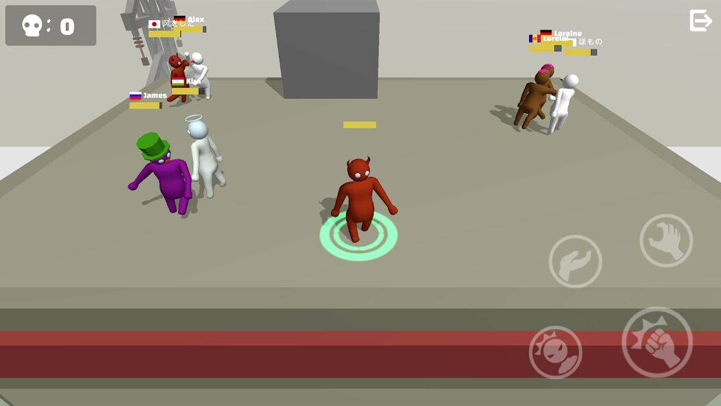 Скачать взломанную Noodleman.io 2 - Fight Party [Бесплатные покупки] MOD apk на Андроид