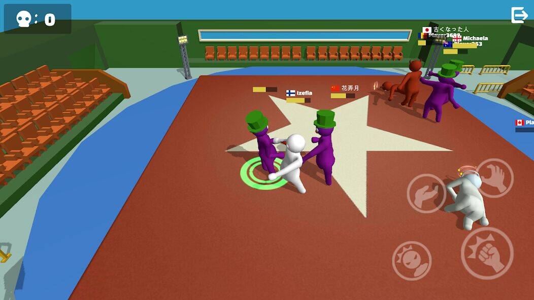 Скачать взломанную Noodleman.io 2 - Fight Party [Бесплатные покупки] MOD apk на Андроид