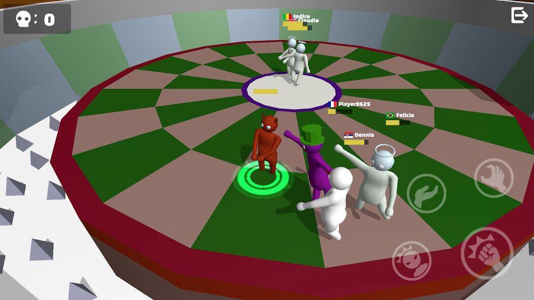 Скачать взломанную Noodleman.io 2 - Fight Party [Бесплатные покупки] MOD apk на Андроид
