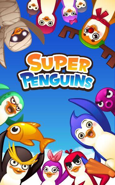 Скачать взломанную Super Penguins [Много монет] MOD apk на Андроид