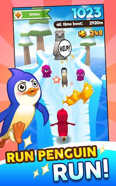 Скачать взломанную Super Penguins [Много монет] MOD apk на Андроид