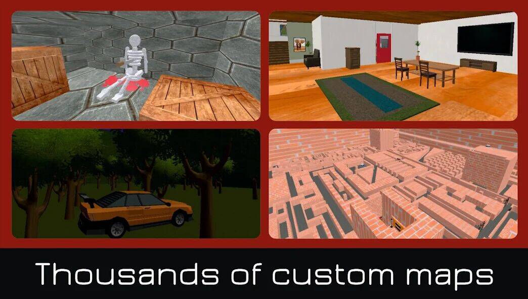 Скачать взломанную Nextbots Online: Scary Games [Много денег] MOD apk на Андроид