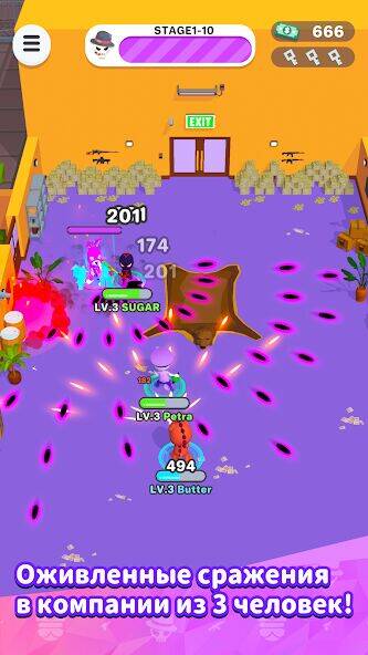 Скачать взломанную Smash Party - Hero Action Game [Бесплатные покупки] MOD apk на Андроид