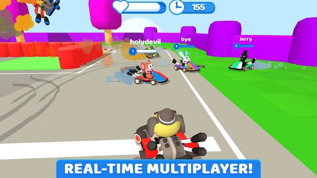 Скачать взломанную SmashKarts.io [Мод меню] MOD apk на Андроид