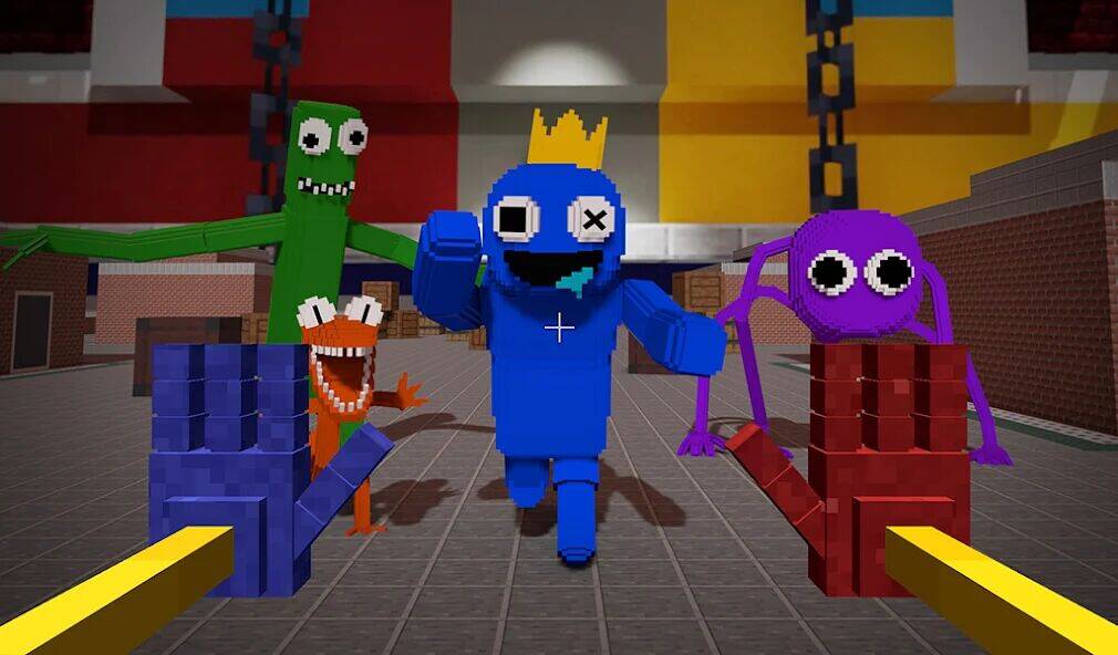 Скачать взломанную Радужное ремесло: Прятки [Бесплатные покупки] MOD apk на Андроид