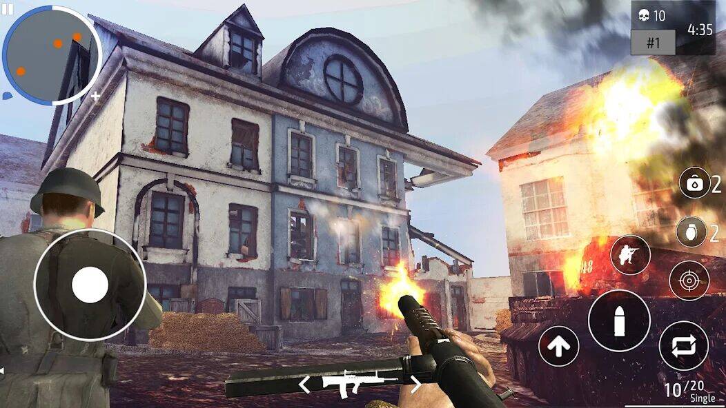Скачать взломанную World War 2 Shooter оффлайн [Мод меню] MOD apk на Андроид