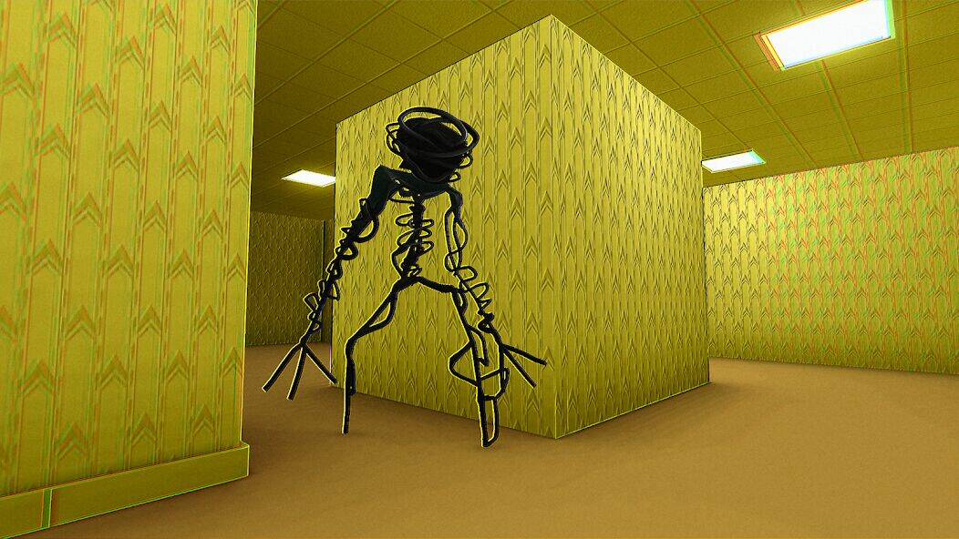 Скачать взломанную Hide in The Backrooms: Побег [Много денег] MOD apk на Андроид