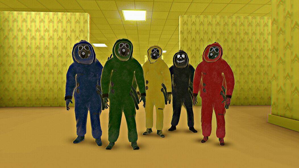 Скачать взломанную Hide in The Backrooms: Побег [Много денег] MOD apk на Андроид