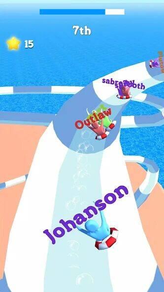 Скачать взломанную Waterpark Super Slide [Бесплатные покупки] MOD apk на Андроид