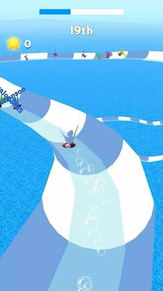 Скачать взломанную Waterpark Super Slide [Бесплатные покупки] MOD apk на Андроид