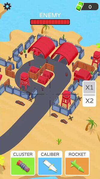 Скачать взломанную Artillery Defense [Много монет] MOD apk на Андроид